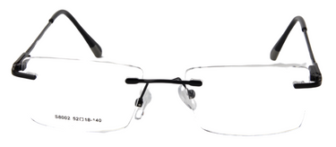 Men Urban Eyeglasses : Emi - Black - SpecSMART Eye Clinic (Front View)